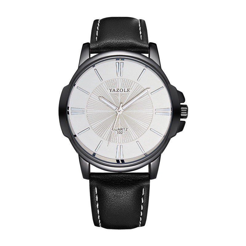 Men's Waterproof Quartz Watch with Luminous Feature