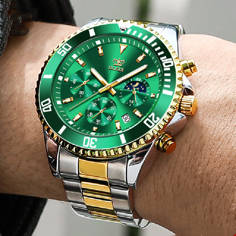 Luminous Waterproof Men's Quartz Watch - New Model