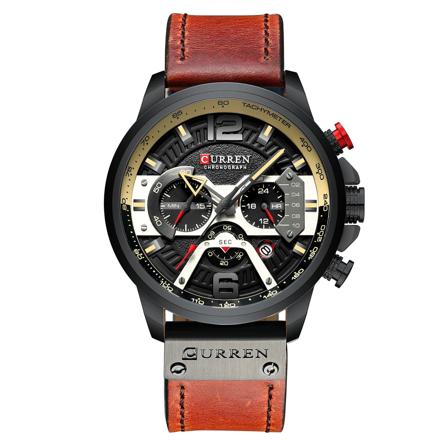 Lige Men's Multifunctional Sports Quartz Watch