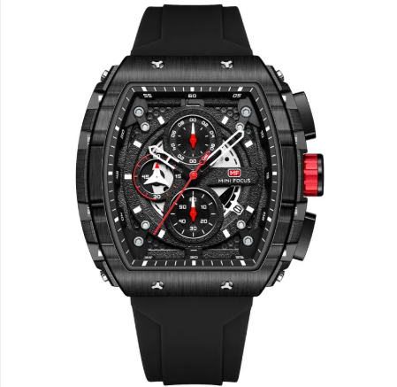 Outdoor Tonneau Sports Men's Quartz Watch