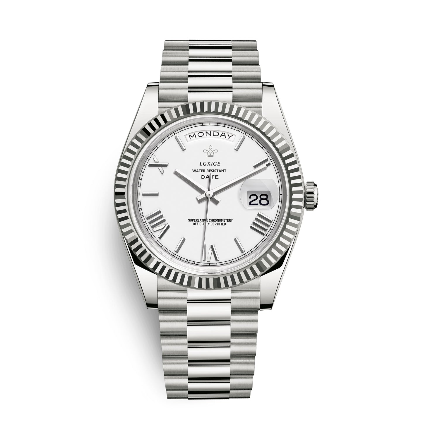 Lgxige Men's Fashion Quartz Sunday Calendar Watch