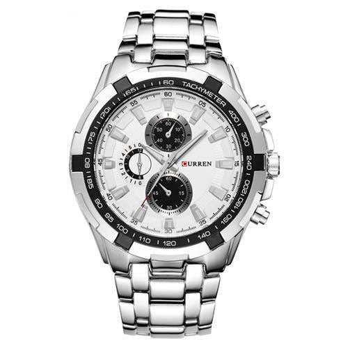 CURREN 8023 Fashion Men's Quartz Watch with Large Dial