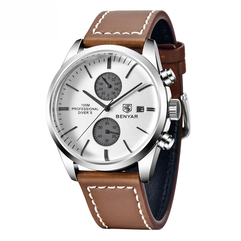 BENYAR 5187 Multifunctional Quartz Men's Watch