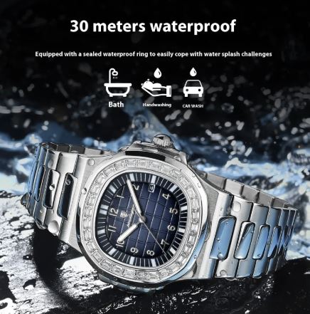 Men's Luxury Waterproof Luminous Quartz Watch