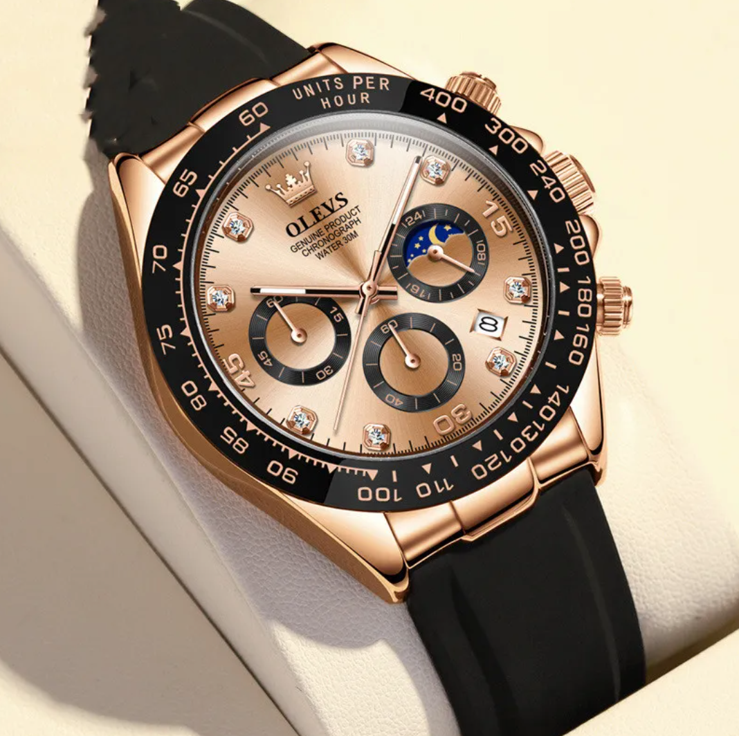 Multifunctional Luminous Quartz Watch for Men