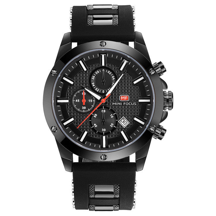 Men's Waterproof Quartz Sports Watch by MINIFOCUS