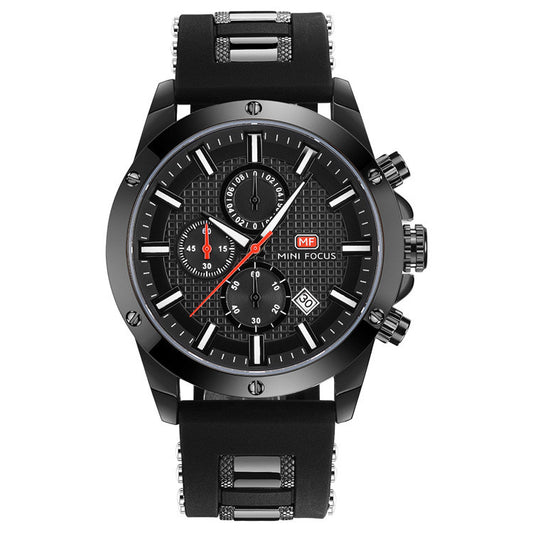 Men's Waterproof Quartz Sports Watch by MINIFOCUS