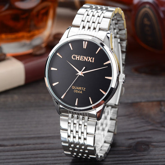 Fashionable Men's Quartz Watch - Water-Resistant Design