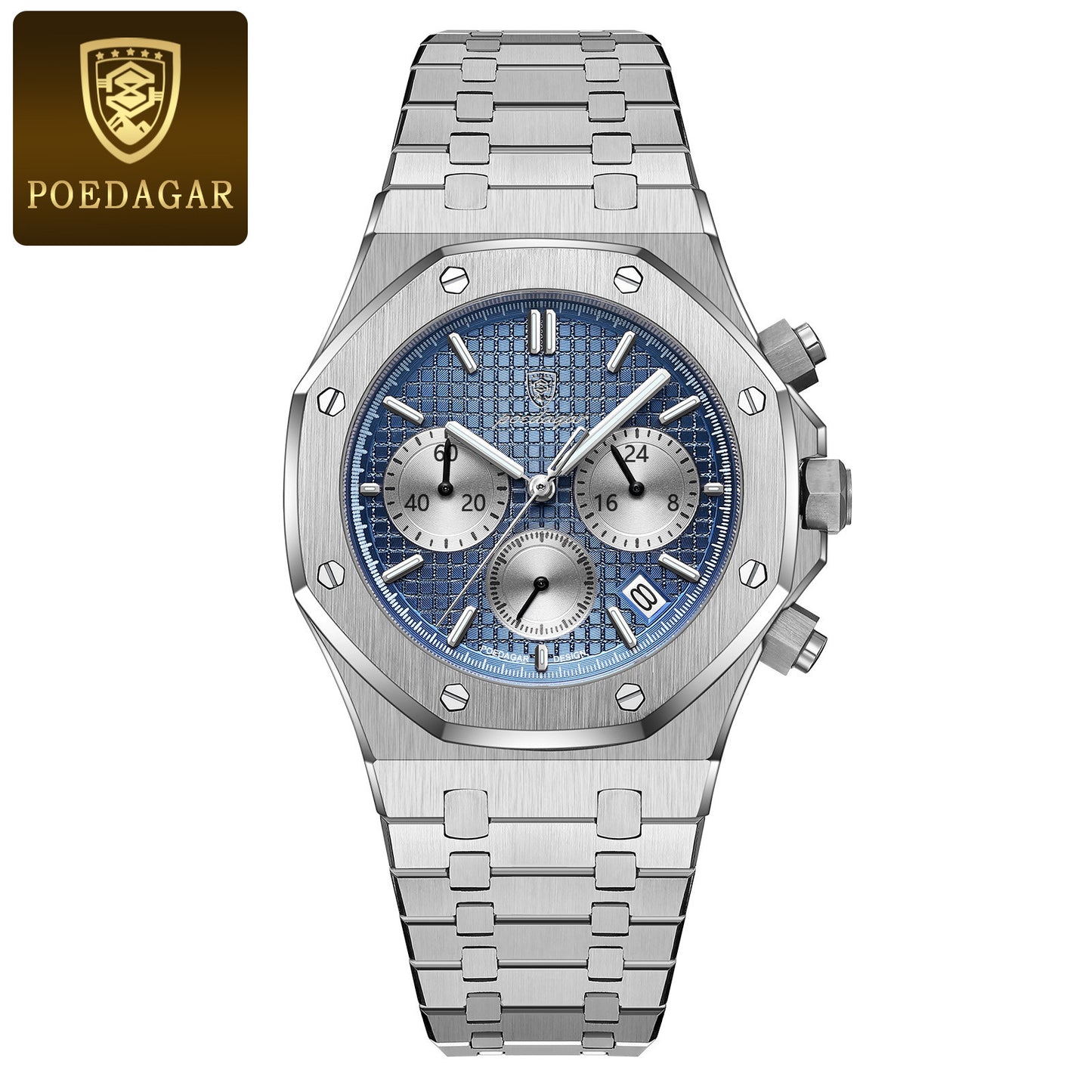 Swiss Multi-Function Men's Waterproof Quartz Watch