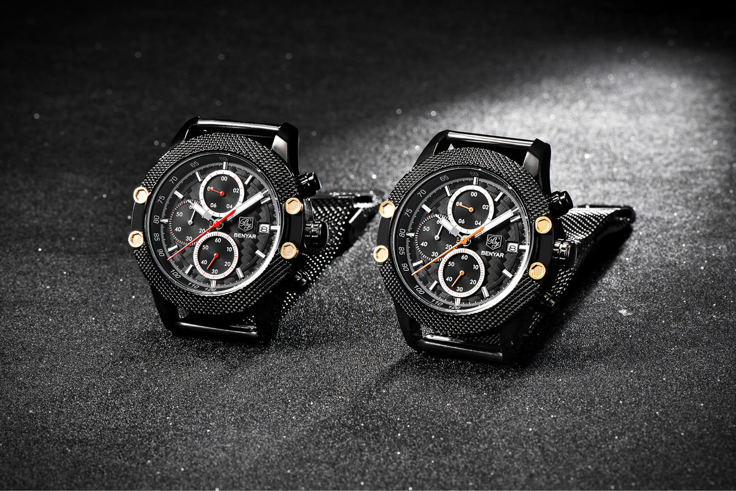 Benyar Men's Quartz Multifunctional Watch BY-5109