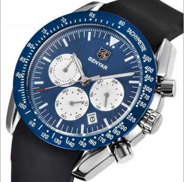 Waterproof Men's Quartz Calendar Watch by Binya