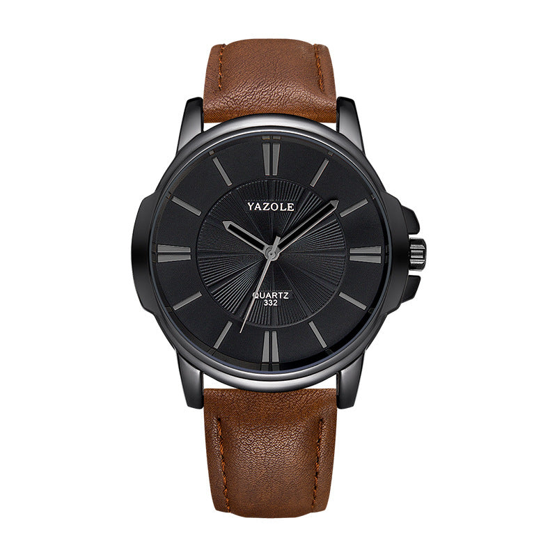 Men's Waterproof Quartz Watch with Luminous Feature