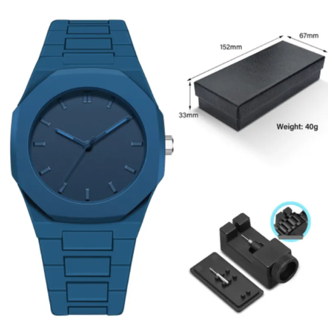 Men's Retro Arabic Digital Quartz Watch