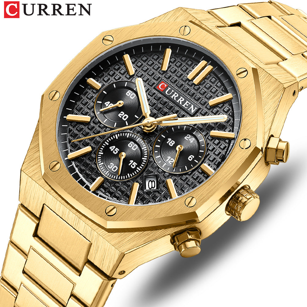 Curren 8440 Men's Quartz Watch with Calendar