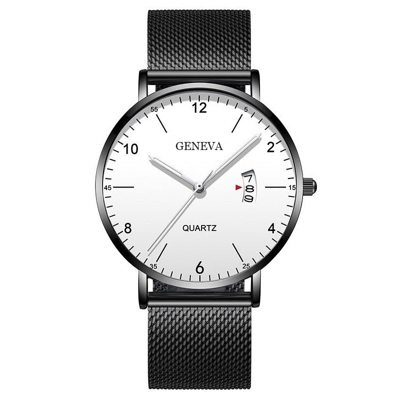 Men's Business Minimalist Quartz Calendar Watch