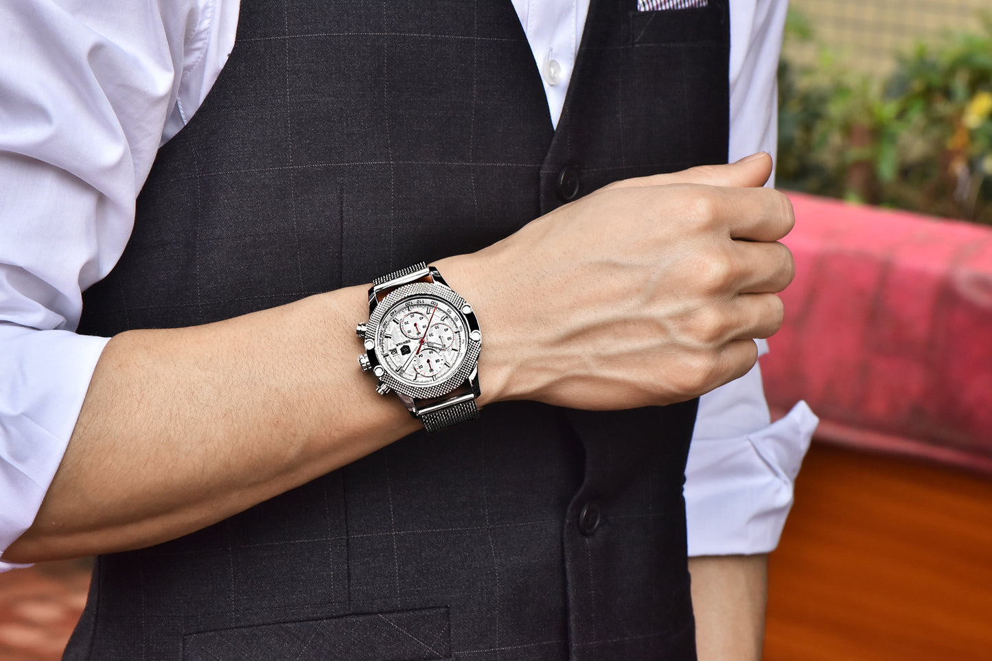Benyar Men's Quartz Multifunctional Watch BY-5109