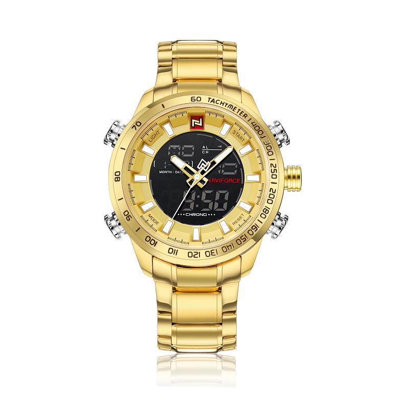 NAVIFORCE 9093 Quartz Men's Watch - Multifunctional Design