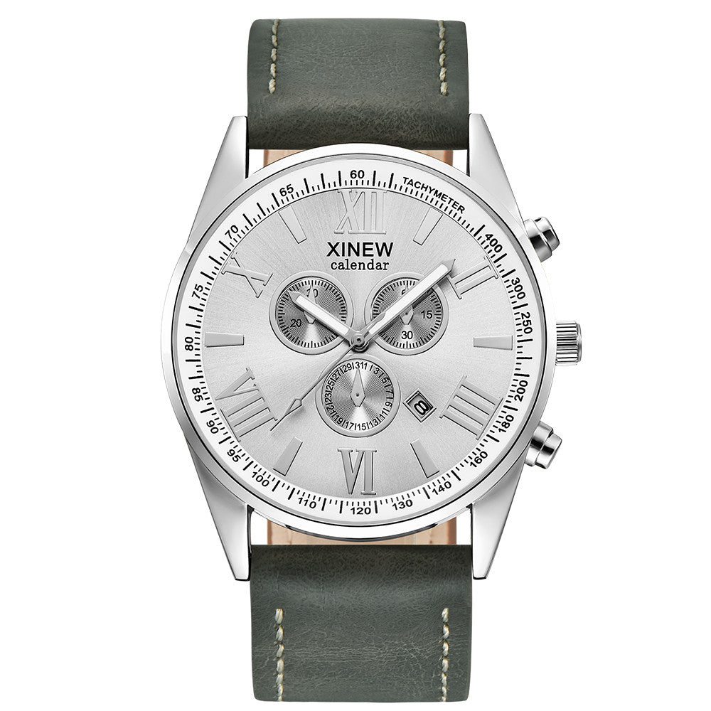 XINEW Men's Business Quartz Watch with Calendar
