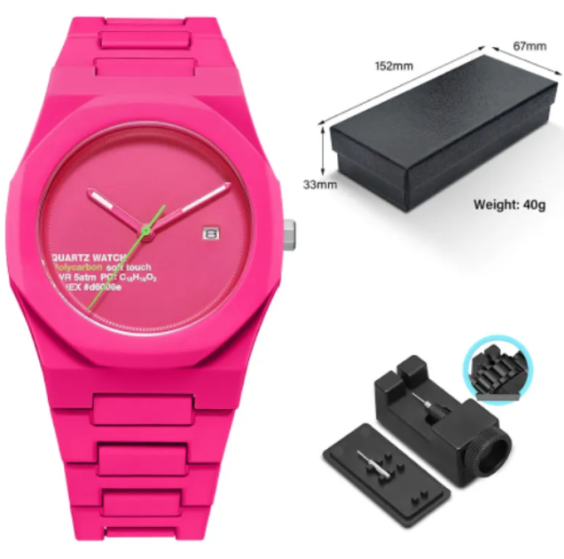 Men's Retro Arabic Digital Quartz Watch