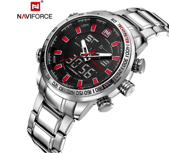 NAVIFORCE 9093 Quartz Men's Watch - Multifunctional Design