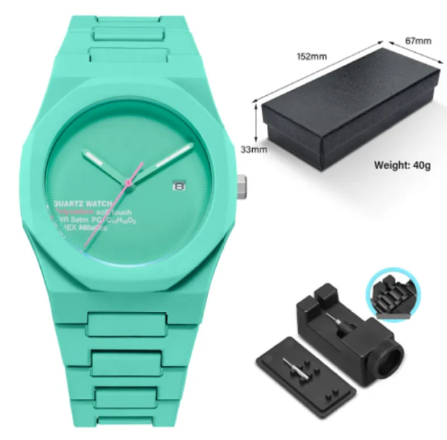 Men's Retro Arabic Digital Quartz Watch