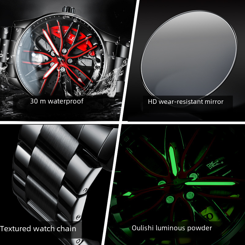 2023 Olysee Men's Stylish Waterproof Quartz Watch