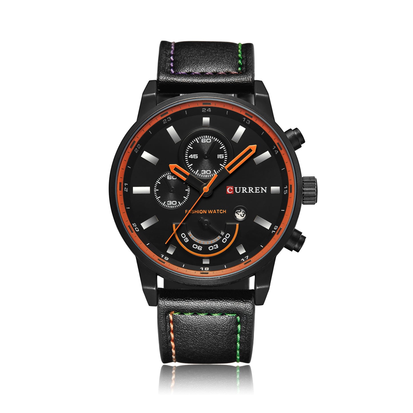 CURREN 8217 Casual Men's Leather Quartz Watch
