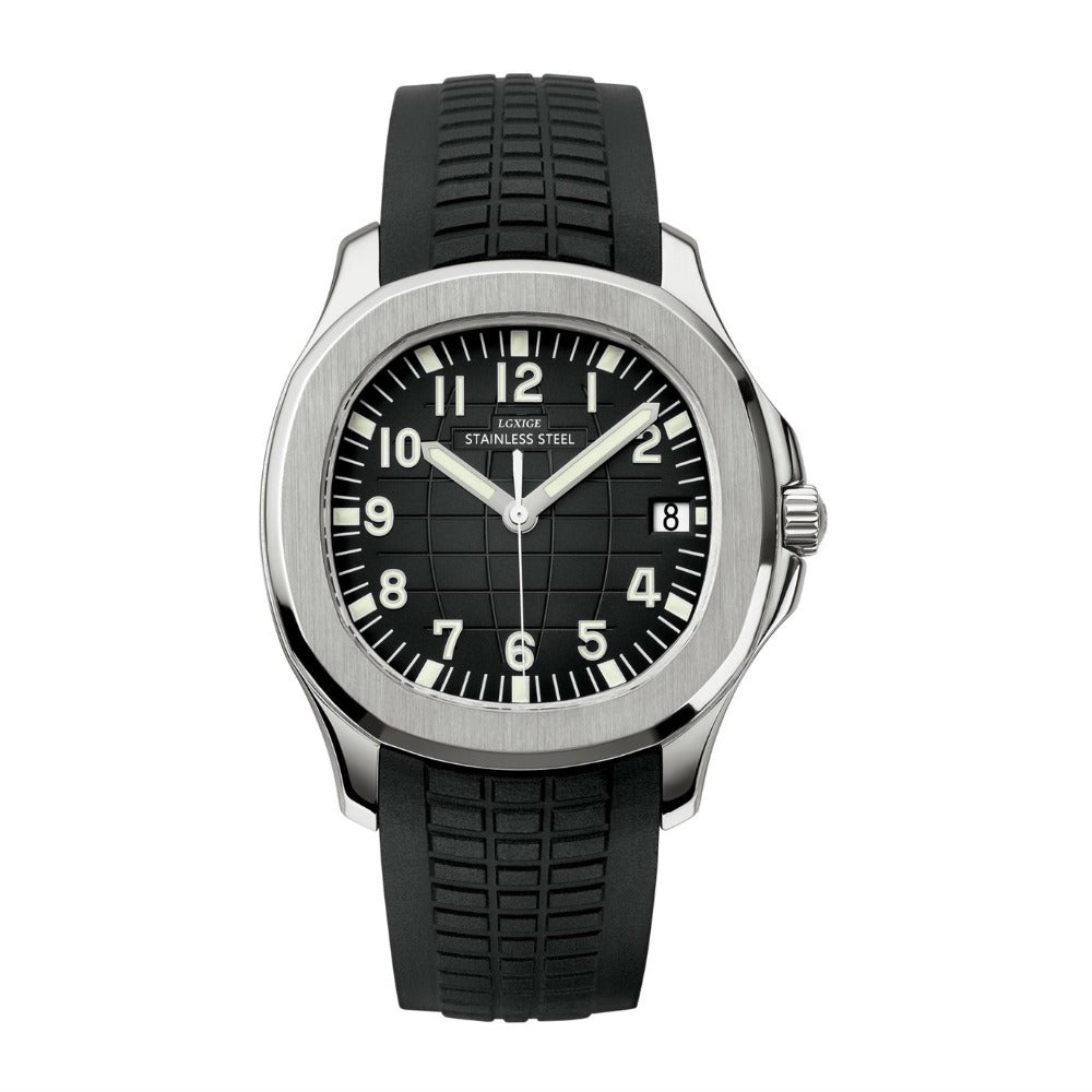 Men's Luminous Waterproof Rubber Sports Quartz Watch