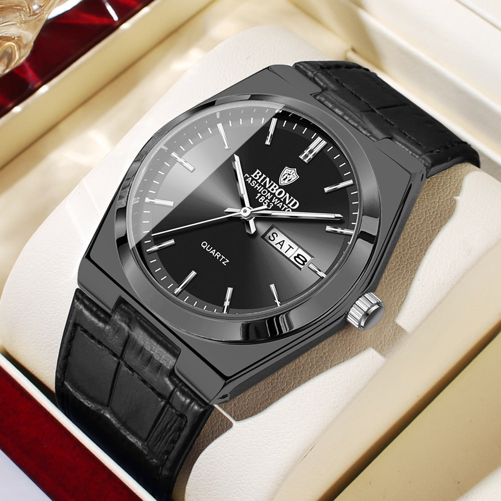 Men's Slim Quartz Business Watch