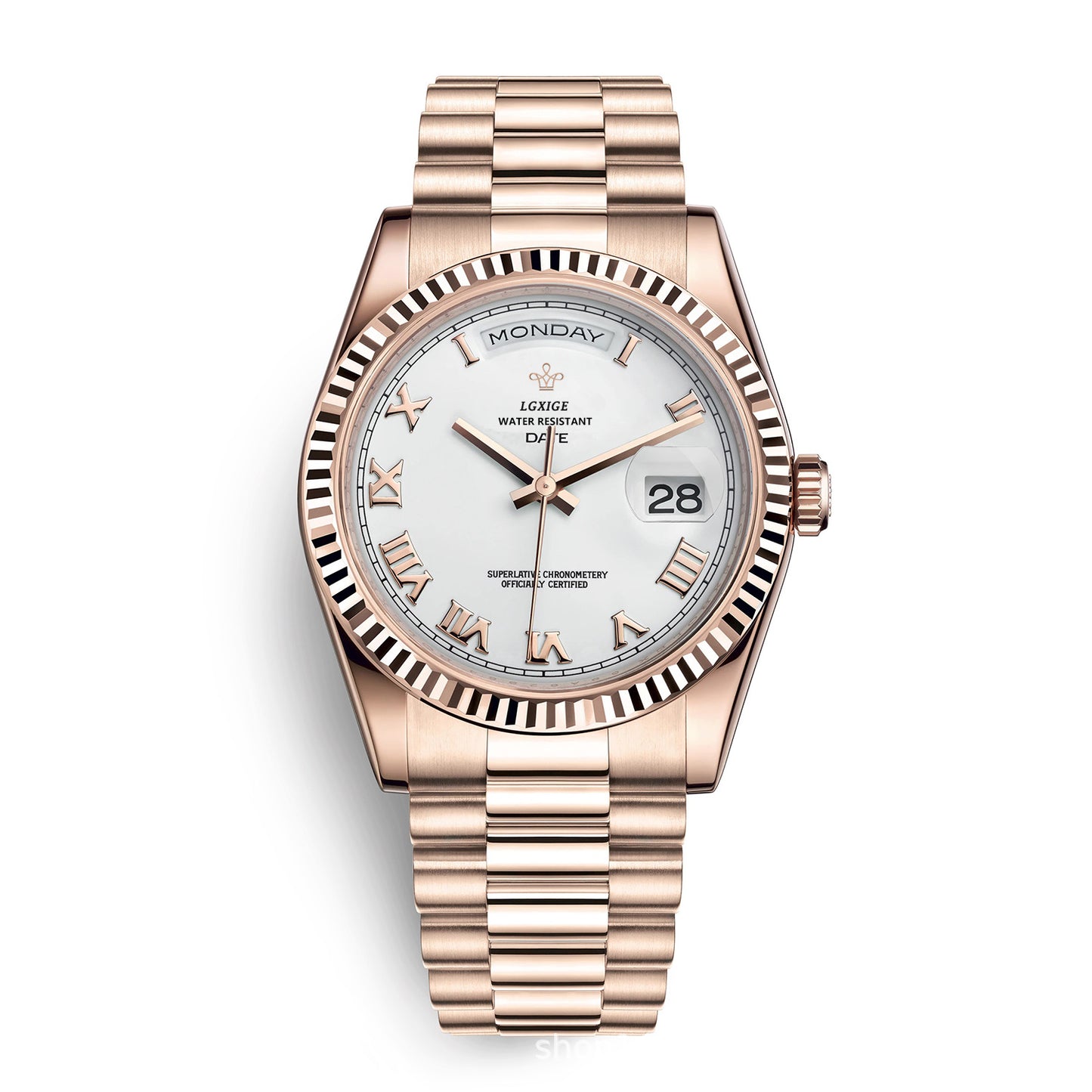 Lgxige Men's Fashion Quartz Sunday Calendar Watch