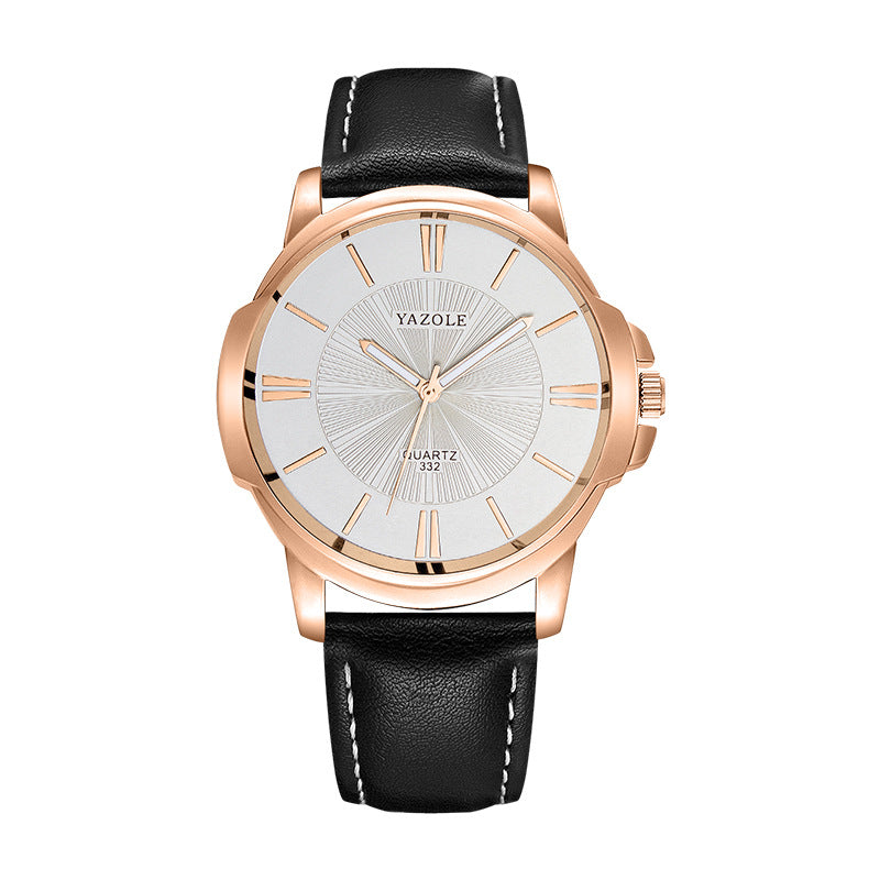 Men's Waterproof Quartz Watch with Luminous Feature