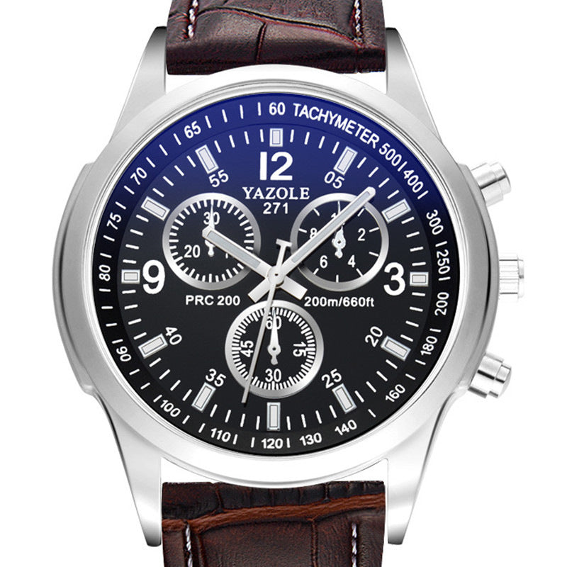 Multifunctional Business Men's Watch - Stylish Waterproof Quartz