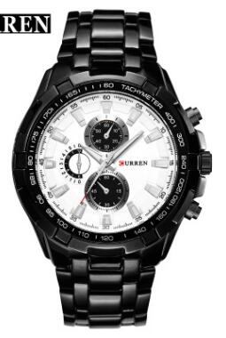 CURREN Men's Business Watch, Stainless Steel Quartz
