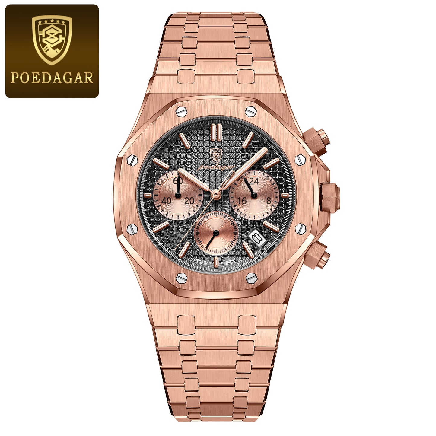 Swiss Multi-Function Men's Waterproof Quartz Watch
