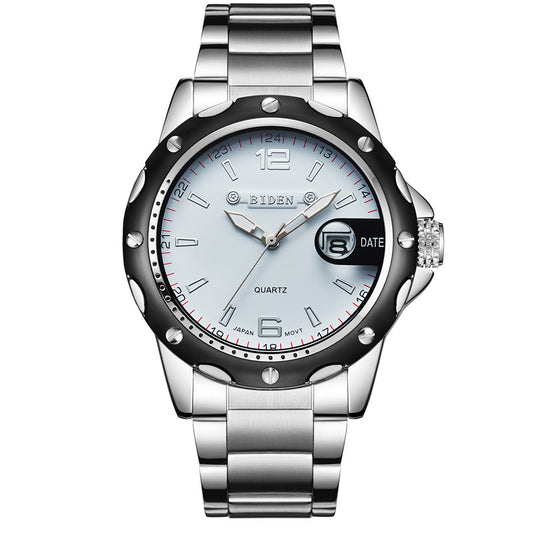Men's Fashionable Waterproof Silicone Quartz Watch