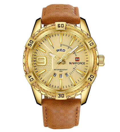 Men's Quartz Watch - Stylish Weekly Design