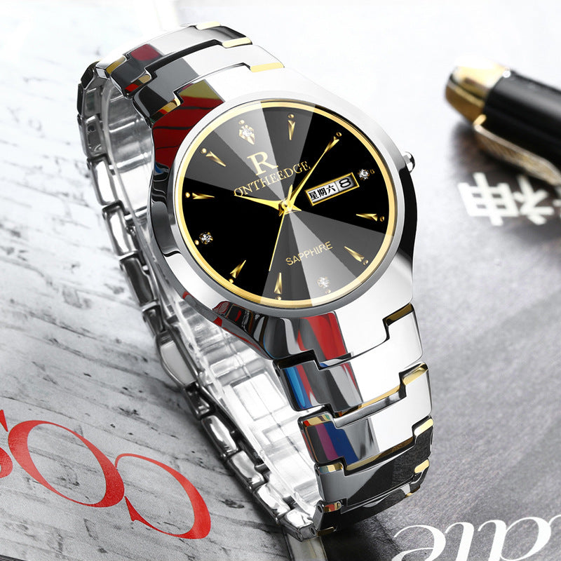 Men's Tungsten Steel Quartz Watch