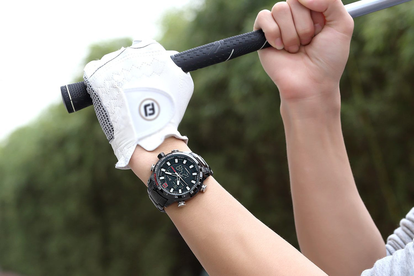 NAVIFORCE 9093 Quartz Men's Watch - Multifunctional Design