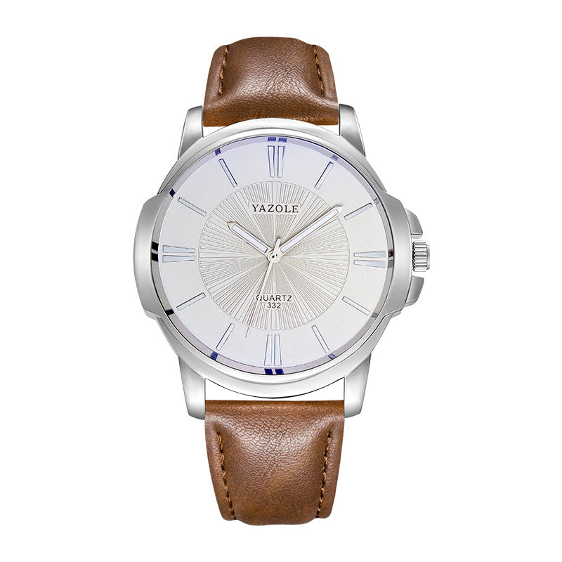 Men's Waterproof Quartz Watch with Luminous Feature