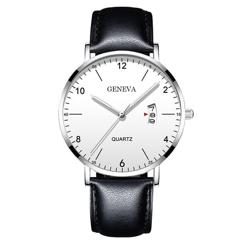 Men's Business Minimalist Quartz Calendar Watch