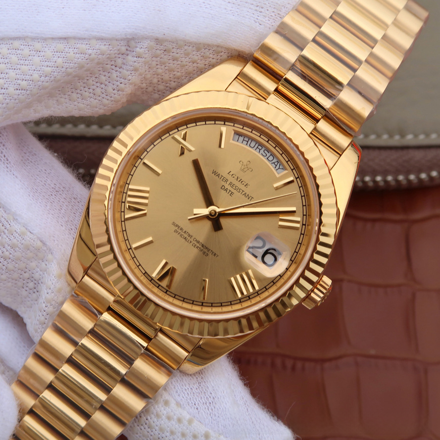 Lgxige Men's Fashion Quartz Sunday Calendar Watch