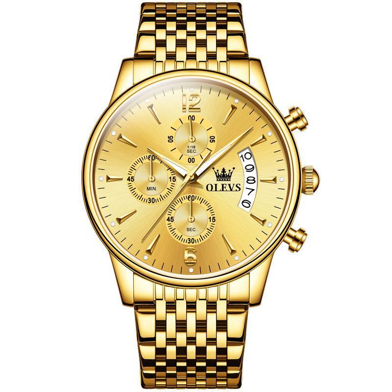 OLEVS Men's Multifunctional Quartz Sport Watch