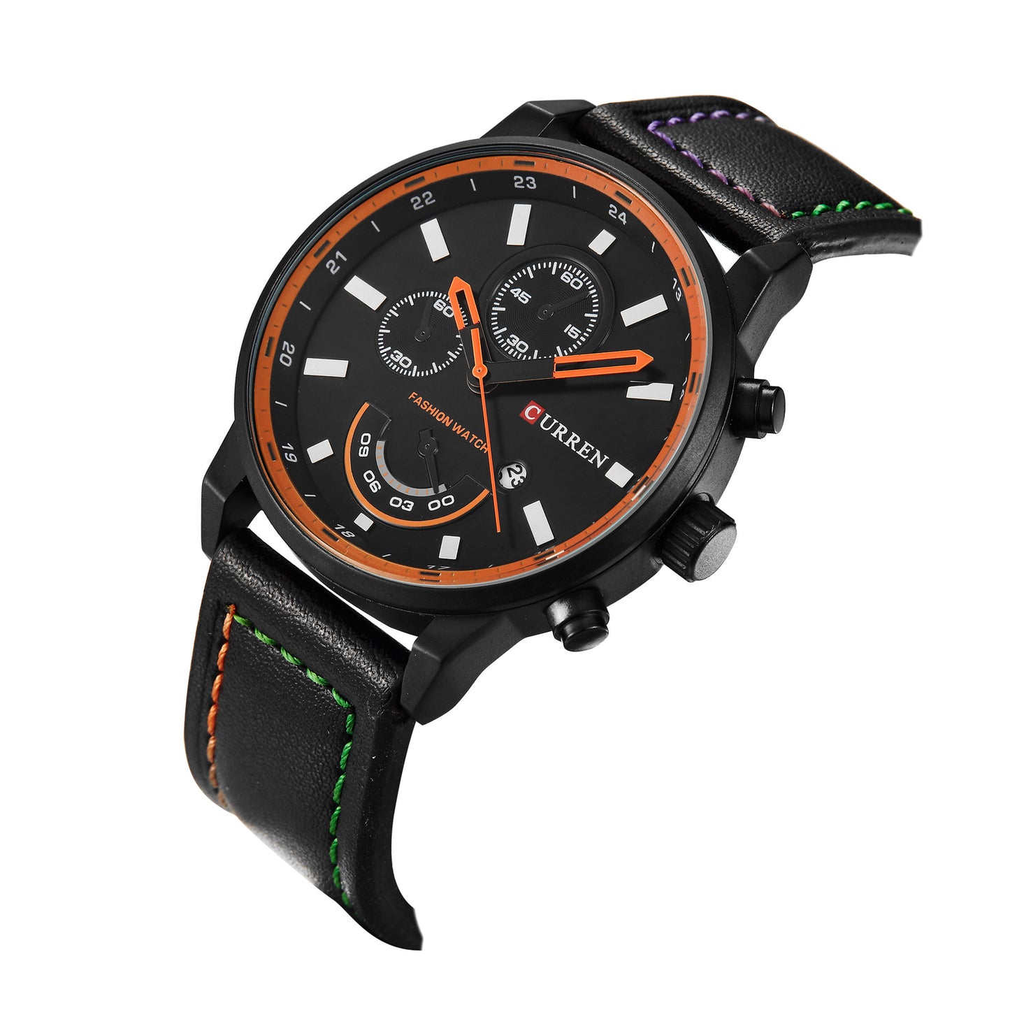 CURREN 8217 Casual Men's Leather Quartz Watch