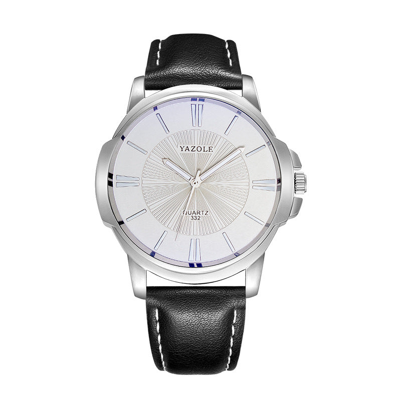 Men's Waterproof Quartz Watch with Luminous Feature