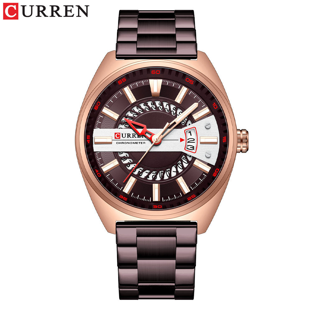 Curren 8403 Men's Quartz Watch with Steel Band