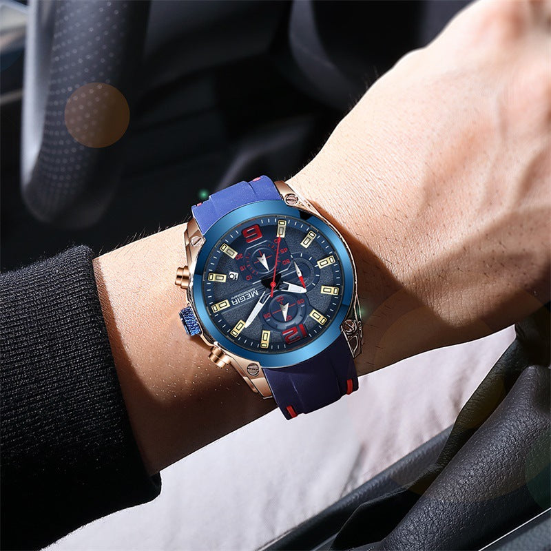 Megir Men's Waterproof Quartz Sports Watch 2063