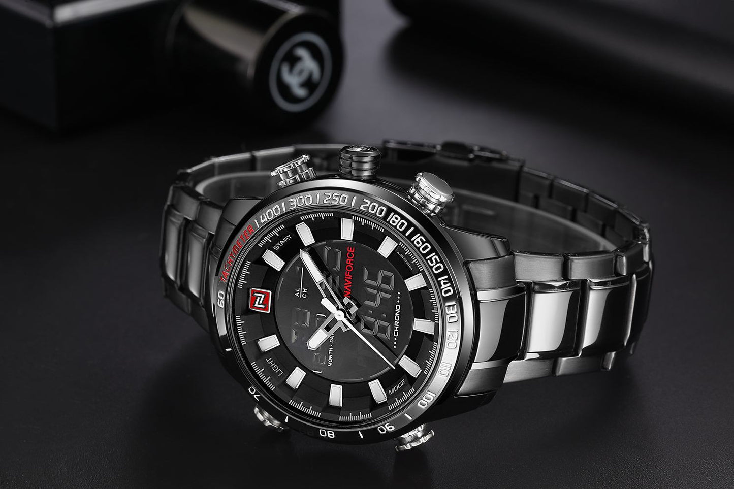 NAVIFORCE 9093 Quartz Men's Watch - Multifunctional Design