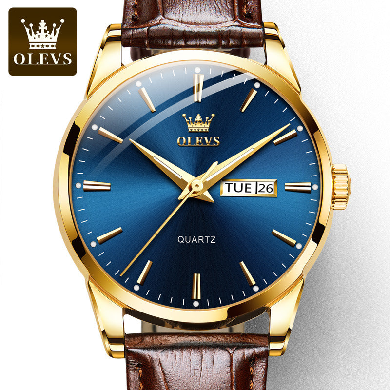 Oli Shi Men's Quartz Watch - Waterproof Business Style