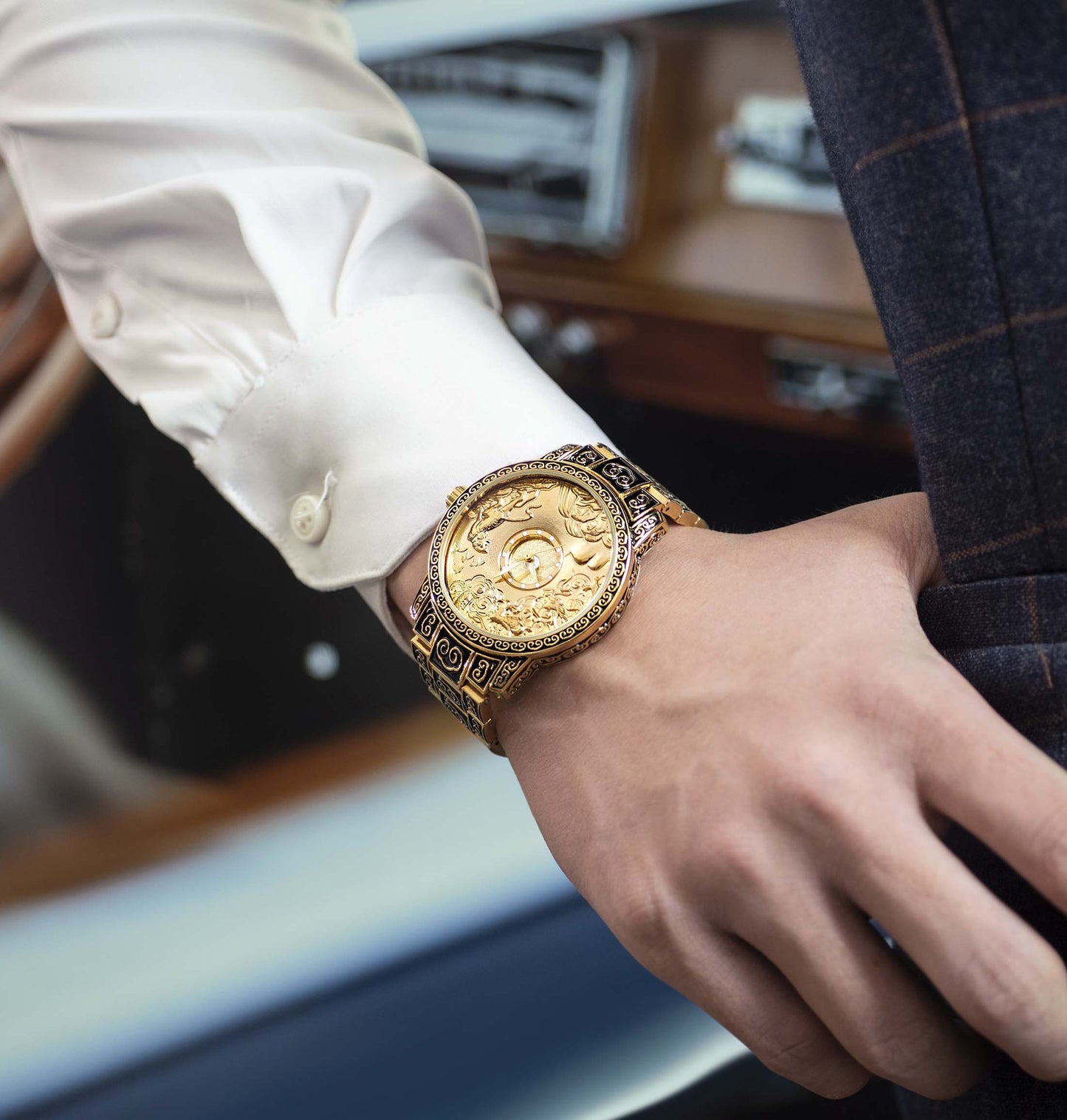 Glyph Men's Waterproof Quartz Watch - Fashionable Design