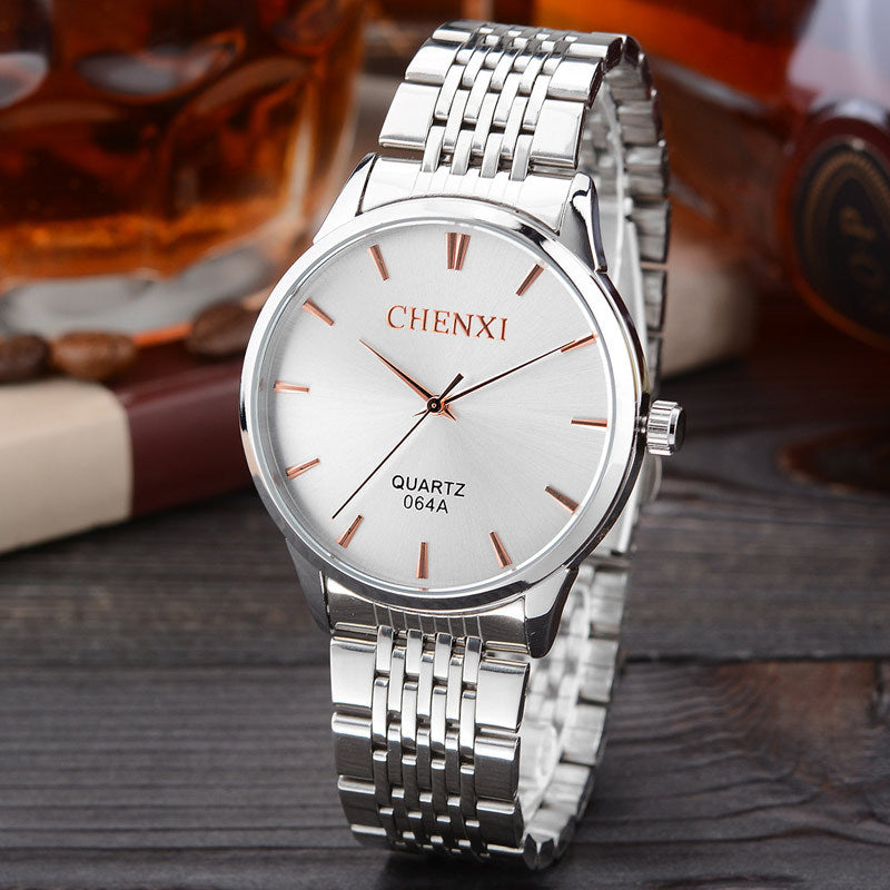 Fashionable Men's Quartz Watch - Water-Resistant Design